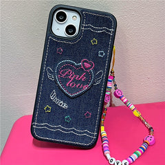 Y2K Denim iPhone Case