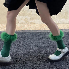 Y2K Fluffy Socks