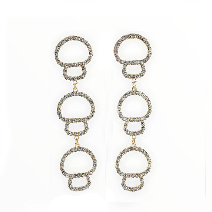 Y2K Rhinestone Drop Earrings