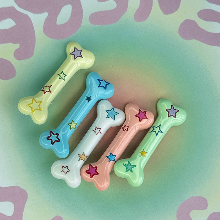 Y2K Bone Hair Clip 2pcs Set