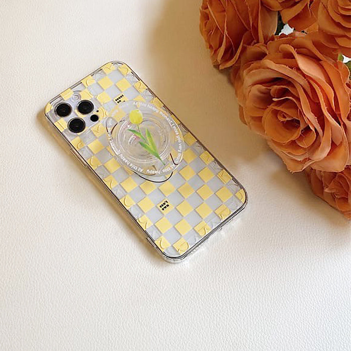 Yellow Tulip iPhone Case