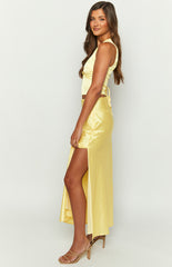 Genevieve Yellow Maxi Skirt