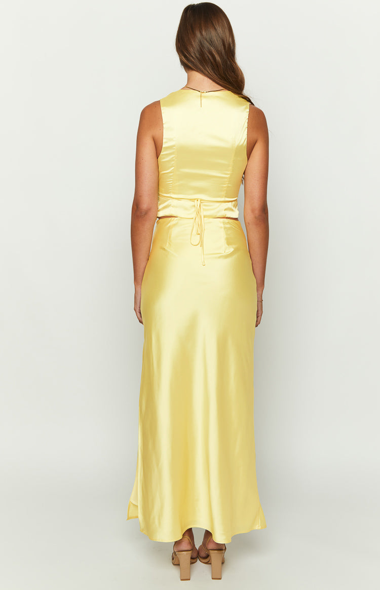 Genevieve Yellow Maxi Skirt
