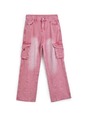 Y2K Multi Pocket Ripped Cargo Jeans