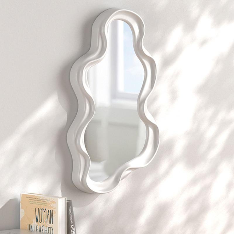 Asymmetrical Aesthetic Wavy Mirror