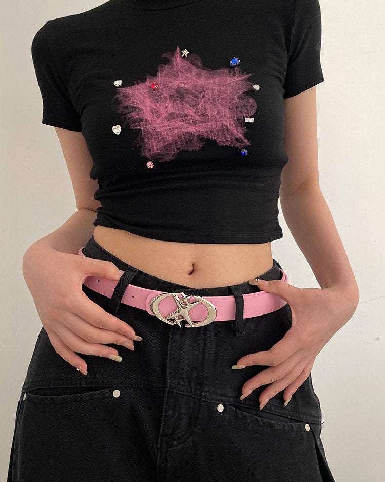 Supernova Star Aesthetic Buckle Belt