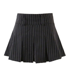 Baby Lies Striped Pleated Skirt