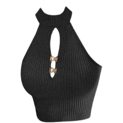 Florence Ribbed Halter Top