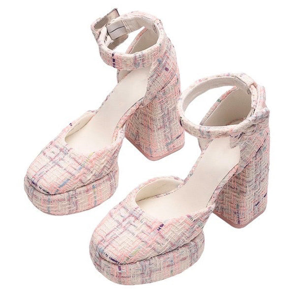 Barbiecore Platform Heels