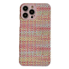 Barbiecore Tweed IPhone Case