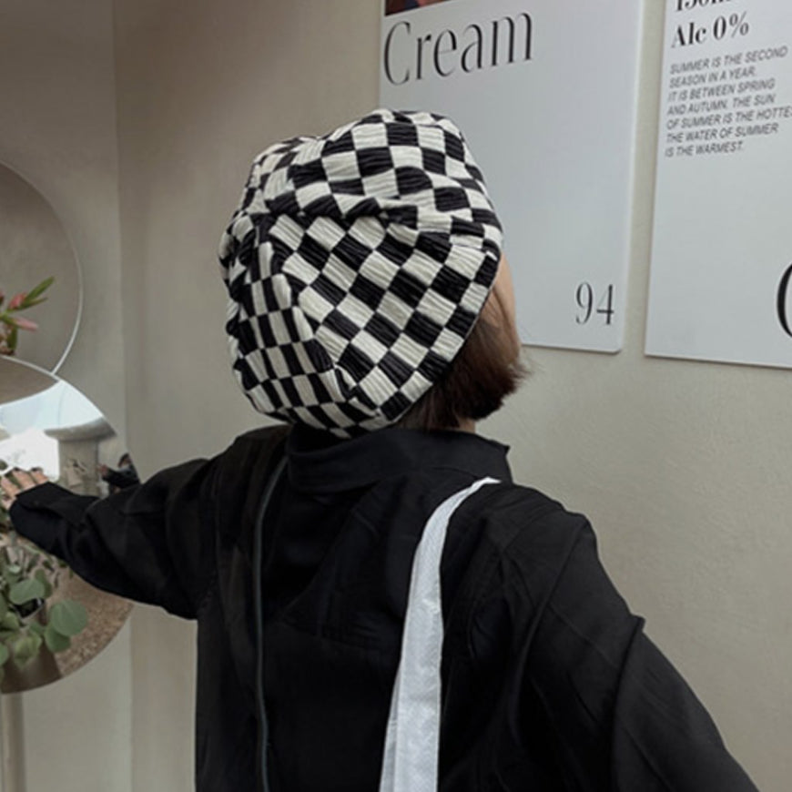 Checkerboard Beret