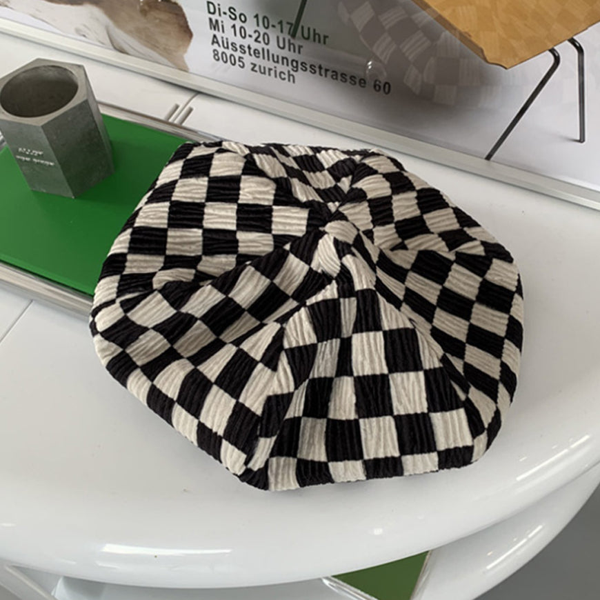 Checkerboard Beret