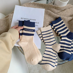 Old Money Yacht Club Striped Socks