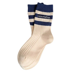 Old Money Yacht Club Striped Socks