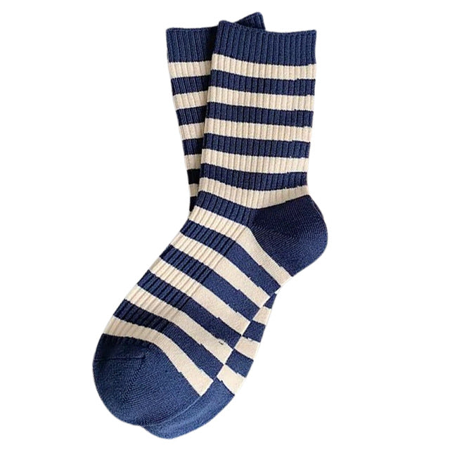 Old Money Yacht Club Striped Socks