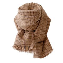 Warm Vibes Plaid Scarf