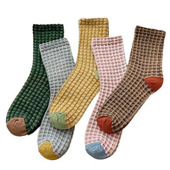 Cozy Up Plaid Socks