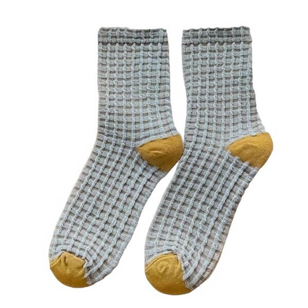 Cozy Up Plaid Socks