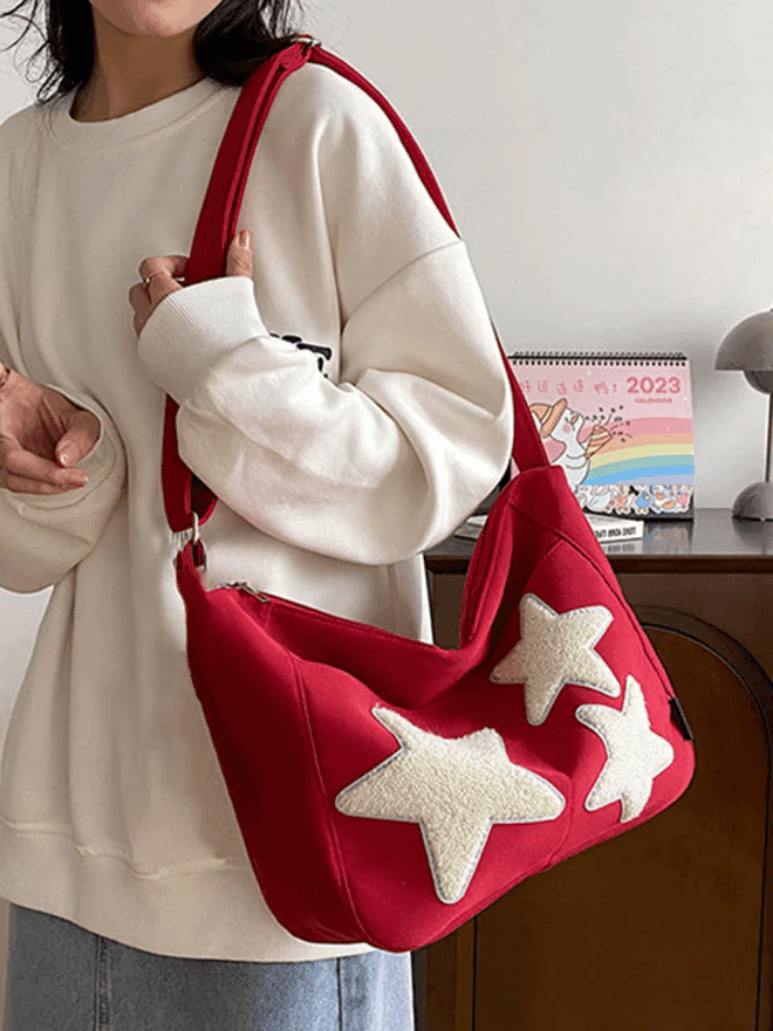 Cute Star Print Crossbody Bag