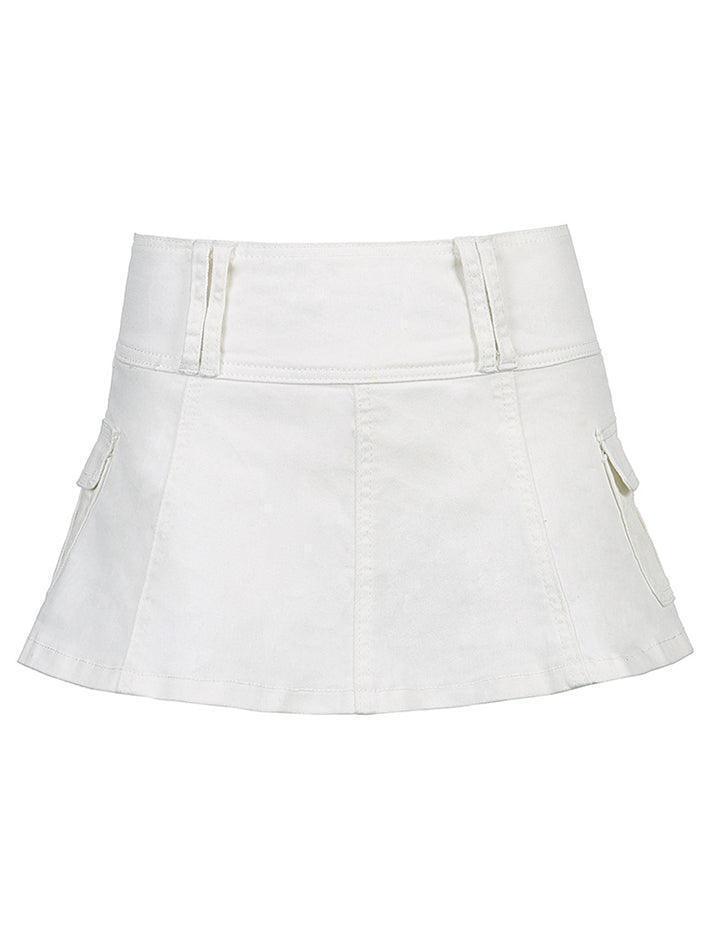 Denim Skate Mini Skirt