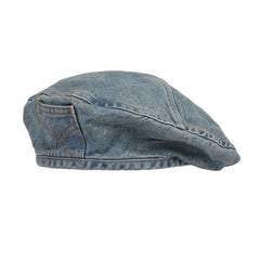 Denim Beret Hat