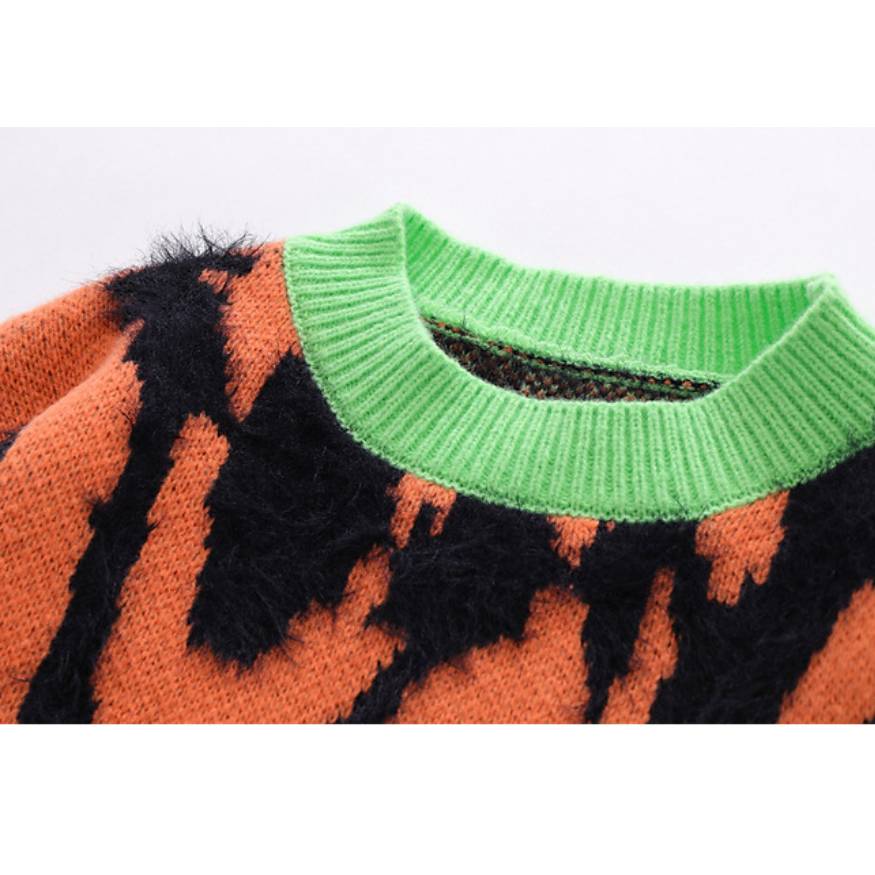 Tiger Stripes Knit Sweater