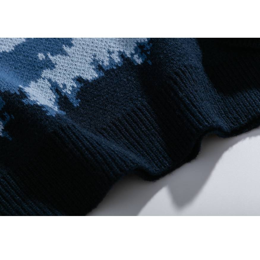 Mountain Landscape Pattern Sweater