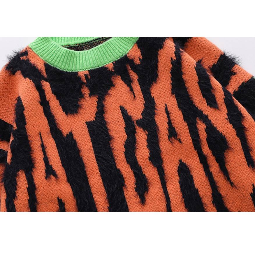 Tiger Stripes Knit Sweater