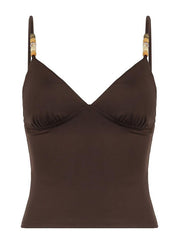 Vintage Beaded V-Neck Cami Tank Top