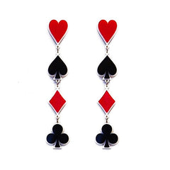 Poker Night Earrings