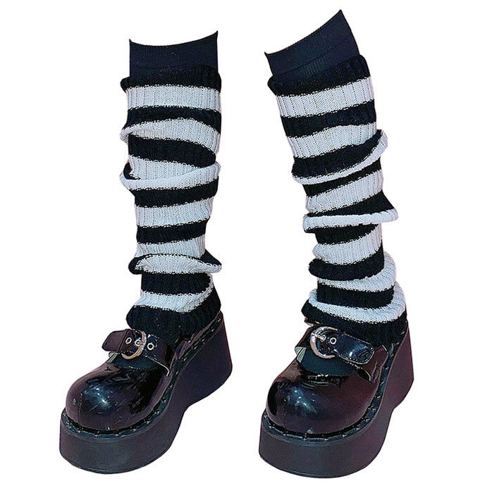 Emo Striped Leg Warmers