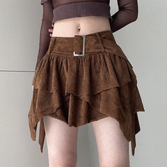 Fairycore Aesthetic Cord Skirt