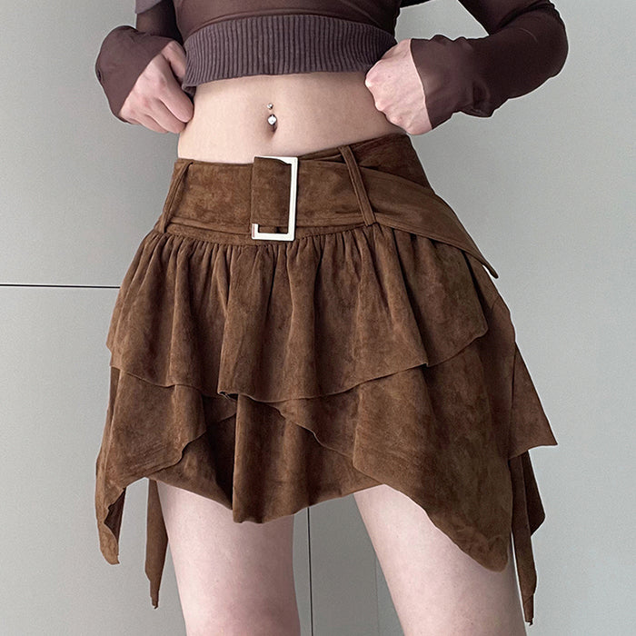 Fairycore Aesthetic Cord Skirt