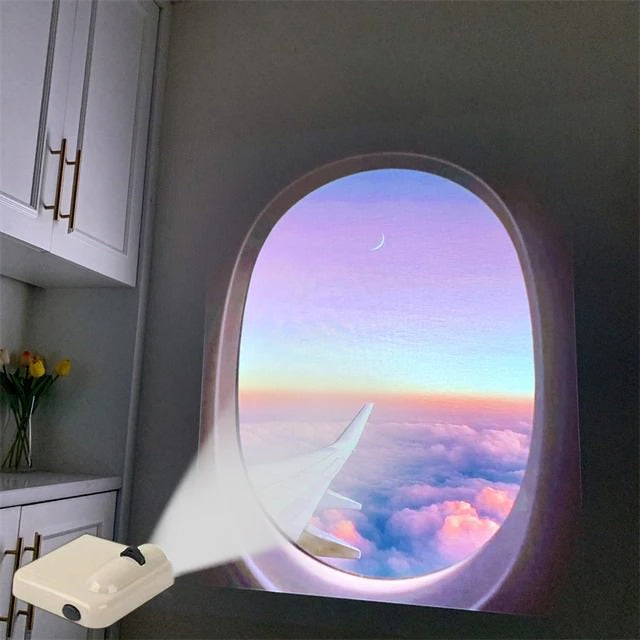 5 Styles Fake Window Wall Projector