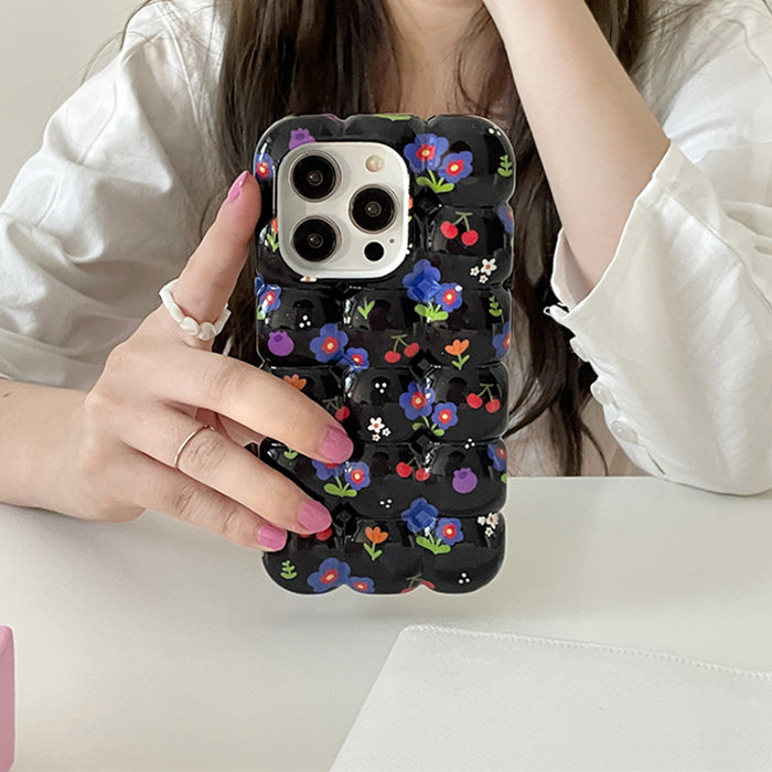 Floral Bubble iPhone Case