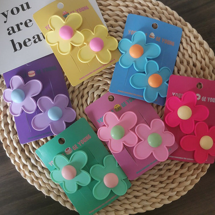 Cute Flower Aesthetic Hair Clips