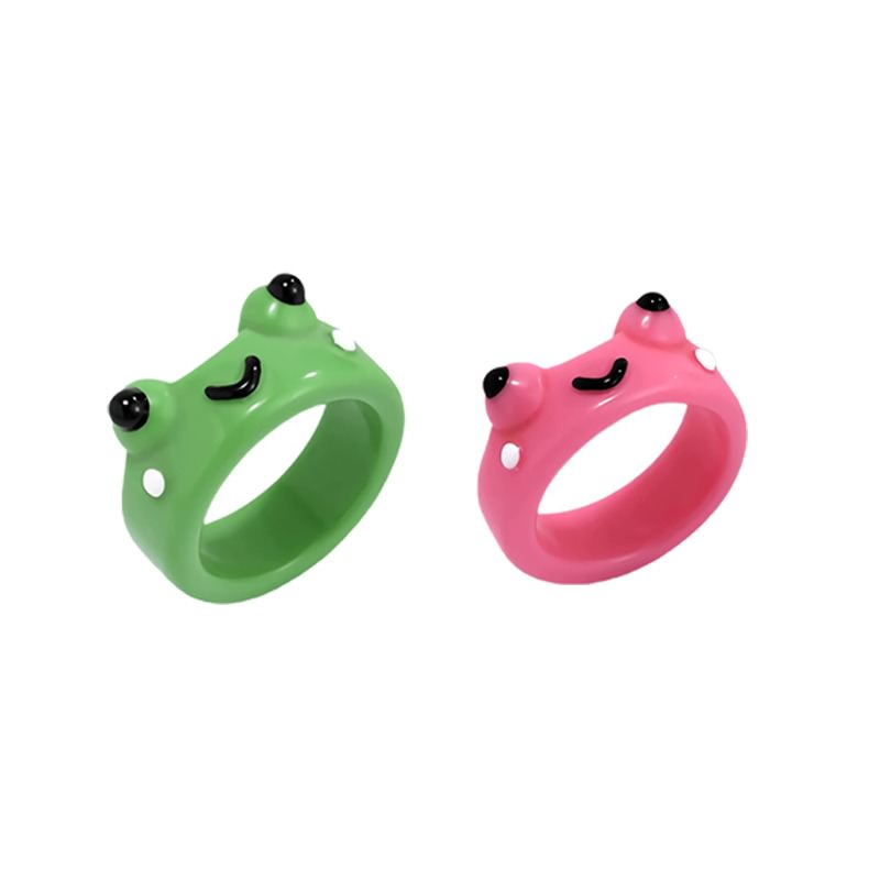 Frog Couple Rings Set