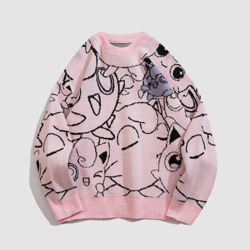 Harajuku cartoon sweater