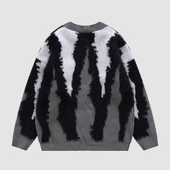 Tiger Stripes Knited Sweater