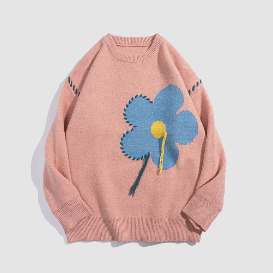 Tassel Flower Pattern Sweater