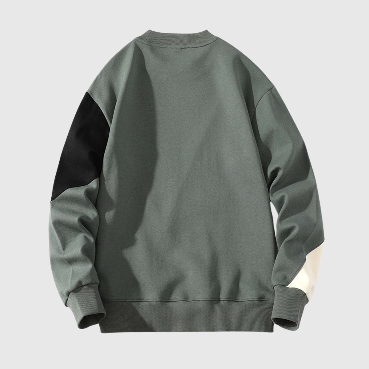 Geometric Splice Sweatshirt