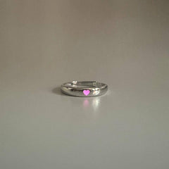 Glow In Dark Heart Ring