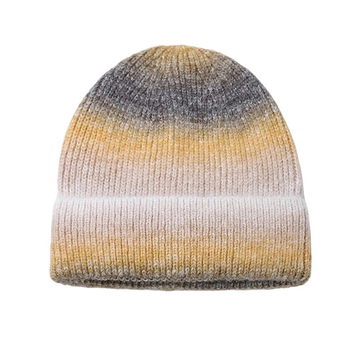 Gradient Knit Beanie Hat