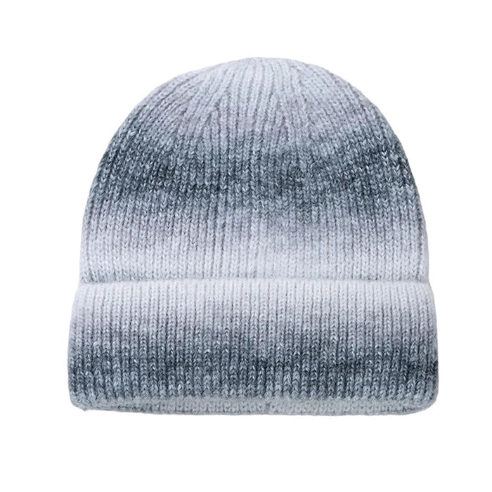 Gradient Knit Beanie Hat