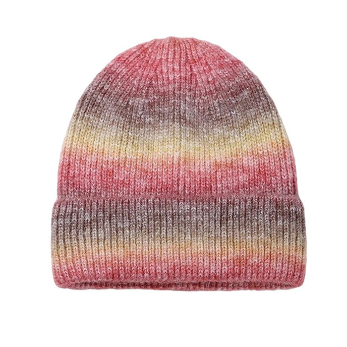 Gradient Knit Beanie Hat