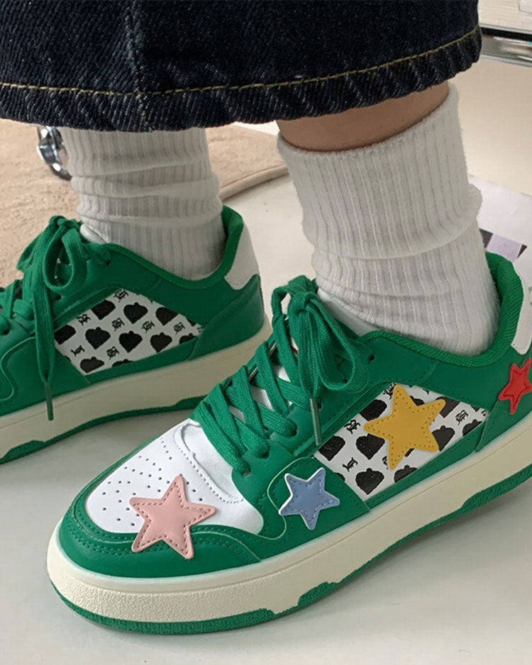 Star Behavior Aesthetic Sneakers