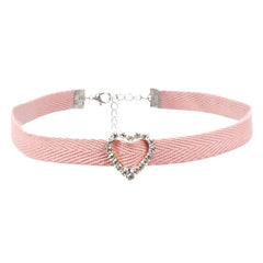 Soft Girl Aesthetic Heart Choker