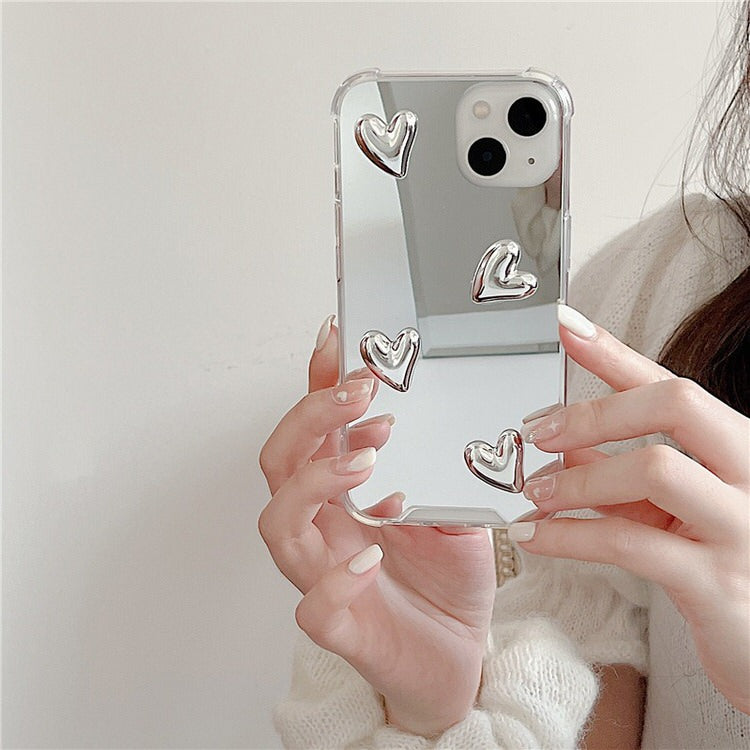 Hearts Mirror iPhone Case