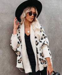 Perfection Leopard Knit Cardigan