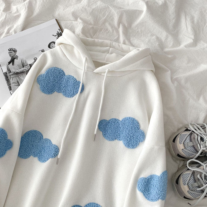 Cloud Pattern Hoodie